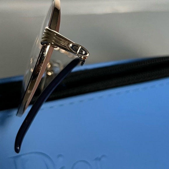 Christian Dior Authentic &Vintage Pale gold metal frames Replaceable Rx lenses - Picture 8 of 12